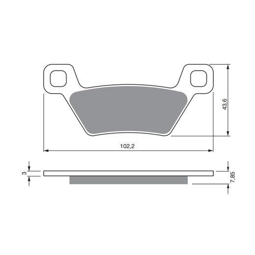 BRZDOVÉ OBLOŽENIE GOLDFREN 316 K5