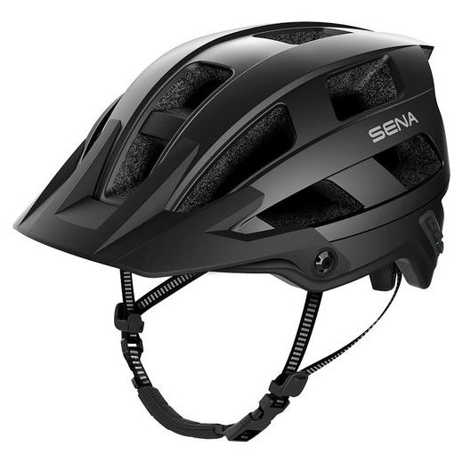 CYKLO PRILBA S HEADSETOM M1, SENA (MATNÁ ČIERNA)