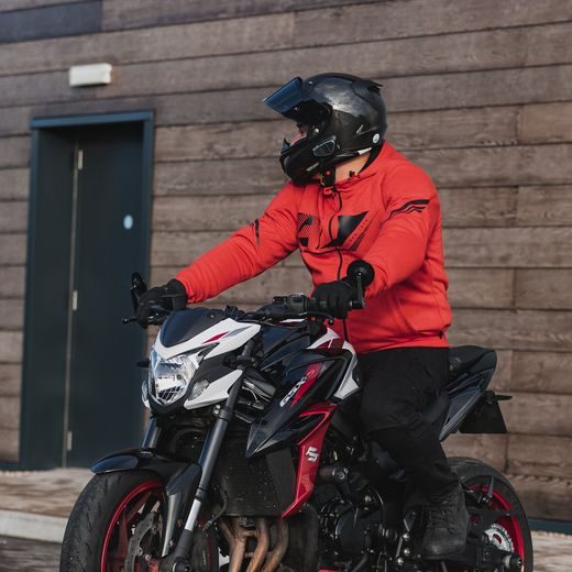 MIKINA SUPER HOODIE 2.0 SPORTS, OXFORD (ČERVENÁ)