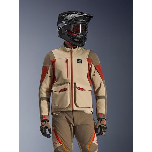 ALPINESTARS MAXDURA DRYSTAR XF – MOTOCYKLOVÁ BUNDA NA CESTNÚ JAZDU (HNEDÁ/ORANŽOVÁ) 2026