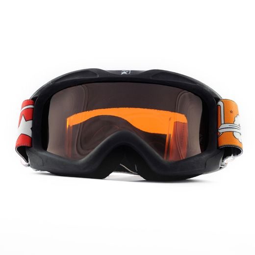 OKULIARE ARIETE SNOWY - KIDS 14930-NOO BLACK, ORANGE LENS COMICS STRAP