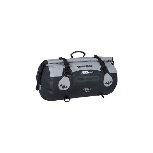 VODOTESNÝ VAK AQUA T-50 ROLL BAG, OXFORD (SIVÝ/ČIERNY, OBJEM 50 L)