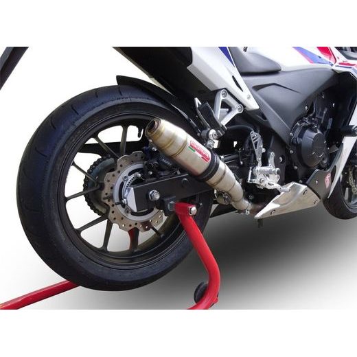 KONCOVKA VÝFUKU SLIP-ON GPR DEEPTONE INOX H.254.1.DE BRUSHED STAINLESS STEEL INCLUDING REMOVABLE DB KILLER AND LINK PIPE