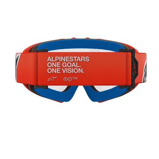 ALPINESTARS VISION YOUTH CORP – DETSKÉ MOTOKROSOVÉ OKULIARE NA MX A ENDURO (ORANŽOVÁ, ČÍRE PLEXI) 2025