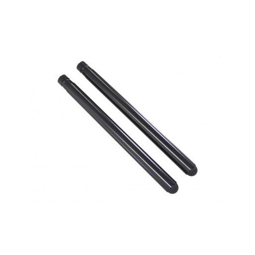 CLIP-ONS ACCOSSATO ALUMINIUM, 280MM WITH CAPS, BLACK