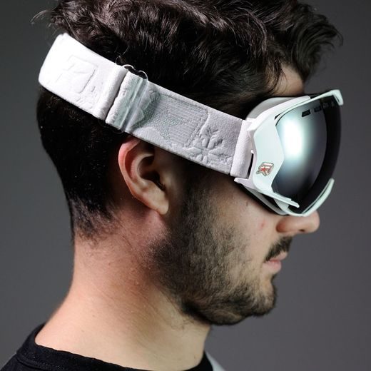 OKULIARE ARIETE MANTIS 13940-MBBS BIELA WHITE CLAWS, SILVER MIRROR LENS