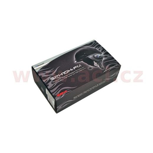 BLUETOOTH HANDSFREE HEADSET SPH10H-FM PRE OTVORENEJ PRILBY (DOSAH 0,7 KM), SENA