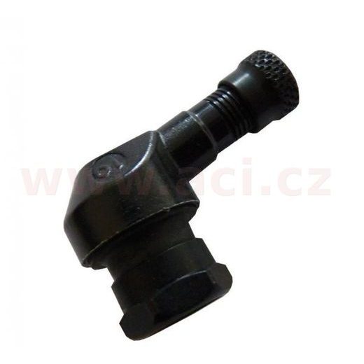 VENTIL BEZDUŠOVÝ MOTO, ČIERNY, SM-04, PR.11,3 MM ALU