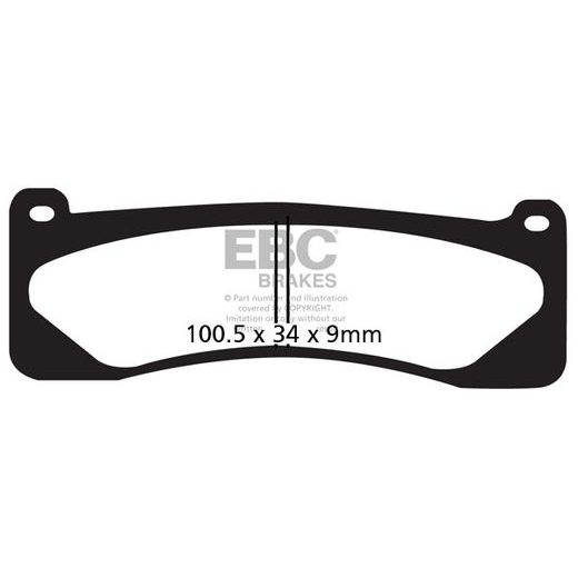 BRZDOVÉ OBLOŽENIE EBC EPFA263HH