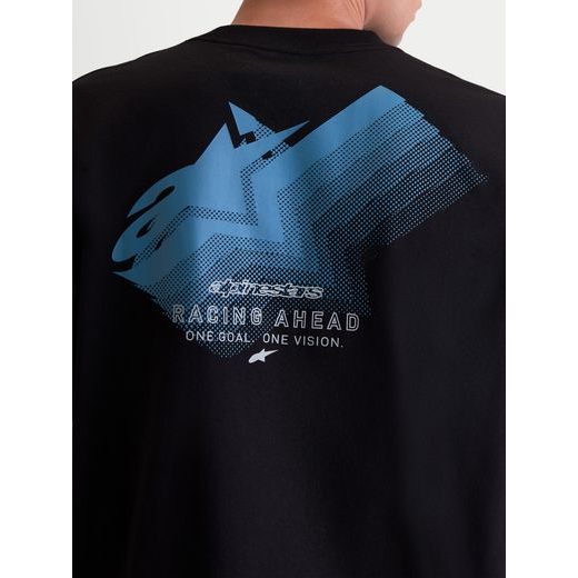 ALPINESTARS GHOST OVERSIZED CSF – VOĽNOČASOVÉ MOTO TRIČKO (ČIERNA)