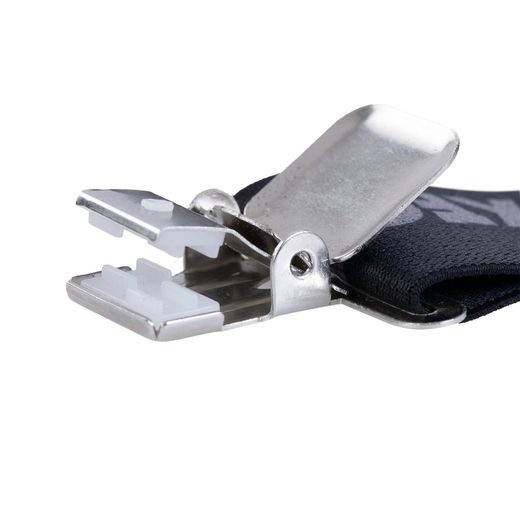 TRAKY LOGO, OXFORD (ČERNÉ/ŠEDÉ, ŠÍRKA 50 MM, 4 PRACKY)