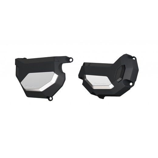 CLUTCH & ALTERNATOR COVER POLISPORT ČIERNA