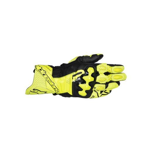 ALPINESTARS GP PLUS R V3 – MOTOCYKLOVÉ RUKAVICE NA CESTNÚ JAZDU (ŽLTÁ FLUO/ČIERNA) 2025