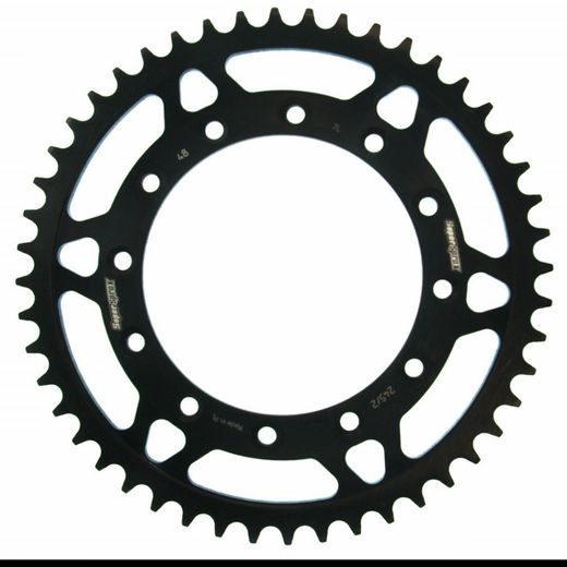 REŤAZOVÁ ROZETA SUPERSPROX RFE-245/2:48-BLK ČIERNA 48 ZUBOV,520