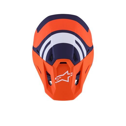 PRILBA SM7 CORE, ALPINESTARS (ORANŽOVÁ/MODRÁ/BÍLÁ/MATNÁ) 2026