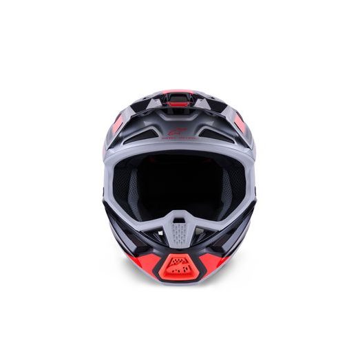 PRILBA SM7 RISE, ALPINESTARS (ČERNÁ/STŘÍBRNÁ/ČERVENÁ FLUO) 2026