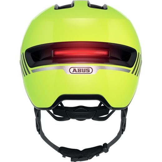 CYKLO PŘILBA SE SVĚTLEM HUD-Y SIGNAL YELLOW, ABUS (ŽLUTÁ FLUO)