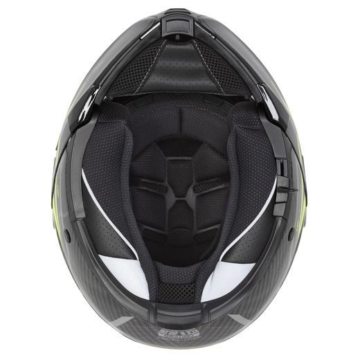 PRILBA MODULO 2.1 PLUS CARBON, CASSIDA (CARBON/ŽLUTÁ FLUO/REFLEXNÍ STŘÍBRNÁ/ČERNÁ, PLEXI S PRÍPRAVOU PRE PINLOCK) 2024