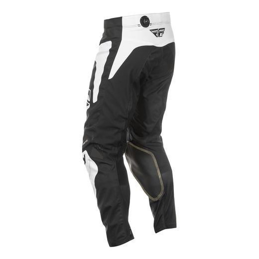 NOHAVICE KNETIC SYM, FLY RACING - USA 2025 (ČERNÁ/BÍLÁ)