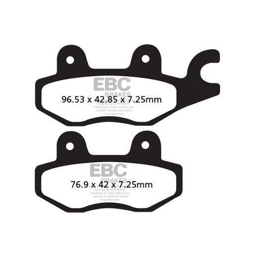 BRZDOVÉ OBLOŽENIE EBC SFA635