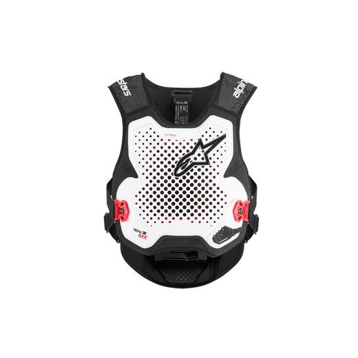 ALPINESTARS AIRBAGOVÁ VESTA TECH-AIR®MX PLASMA SYSTÉM – AIRBAGOVÝ SYSTÉM NA MOTORKU (BIELA/ČIERNA/ČERVENÁ, KOMPATIBILNÉ PRE DOWNHILL ALGORITMUS) 2027