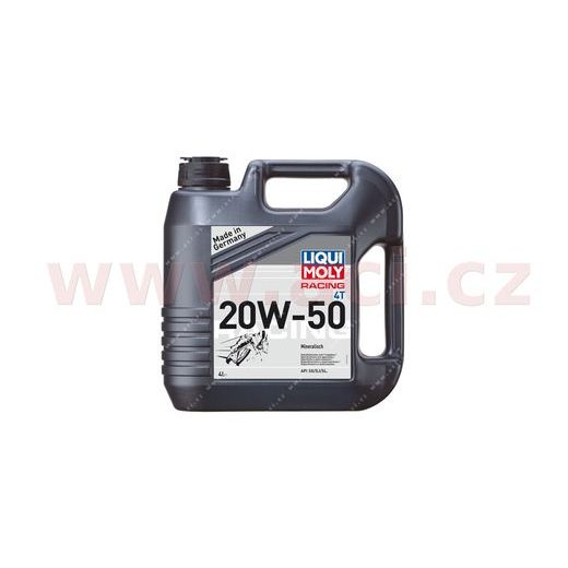 LIQUI MOLY MOTORBIKE 4T 20W50 STREET, MINERÁLNÍ MOTOROVÝ OLEJ 4 L