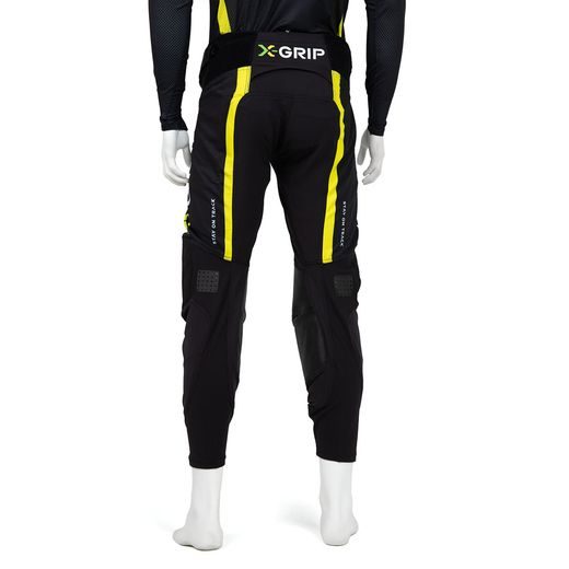 MOTOKROSOVÉ NOHAVICE X-GRIP TITANIUM – ČIERNA, BEZ VRECIEK