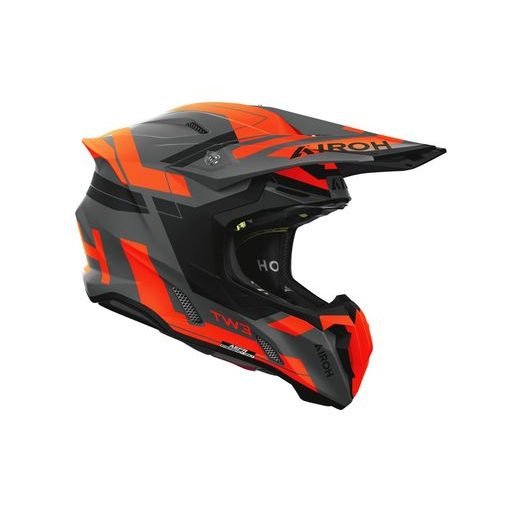 PRILBA TWIST 3 DYNASTY, AIROH (ORANŽOVÁ FLUO MATNÁ) 2026