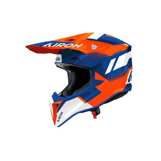 PRILBA WRAAAP VISION, AIROH (ORANŽOVÁ-MODRÁ LESKLÁ) 2026