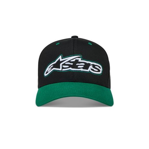 ALPINESTARS RETRO SNAPBACK – VOĽNOČASOVÁ ŠILTOVKA (ČIERNA/ZELENÁ)