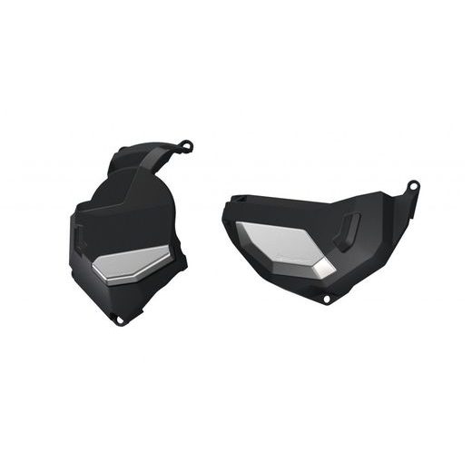 CLUTCH & ALTERNATOR COVER POLISPORT ČIERNA