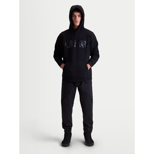 ALPINESTARS SHAW OVERSIZED HOODIE – VOĽNOČASOVÁ MOTO MIKINA (ČIERNA/ČIERNA)
