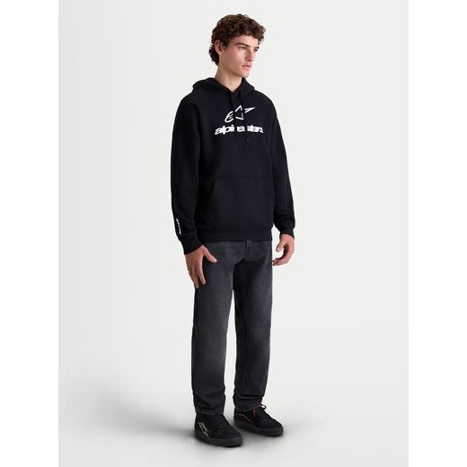 ALPINESTARS PRELUDE OVERSIZED HOODIE – VOĽNOČASOVÁ MOTO MIKINA (ČIERNA)