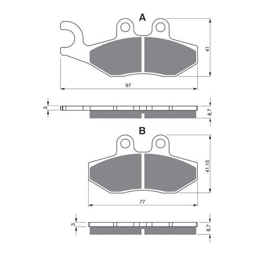 BRZDOVÉ OBLOŽENIE GOLDFREN 293 AD