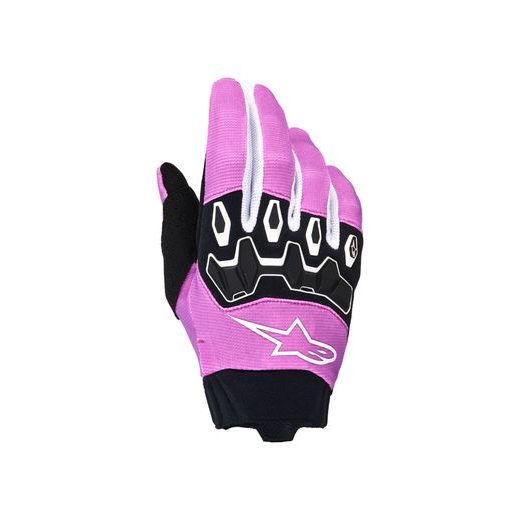 ALPINESTARS STELLA FULL BORE V2 – DÁMSKE MOTOCYKLOVÉ RUKAVICE NA CESTNÚ JAZDU (BIELA/RUŽOVÁ FLUO/ČIERNA) 2026