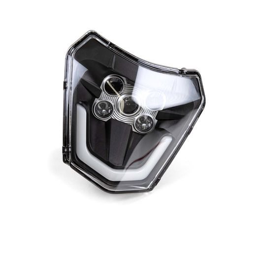 AWORKX LED SVETLOMET V2, ČIERNY – KTM EXC 250 / 300 '17, EXC 250 / 300 TPI '18–'23, EXC-F 250 / 350 / 450 / 500 '17–'23 (AW-20410)