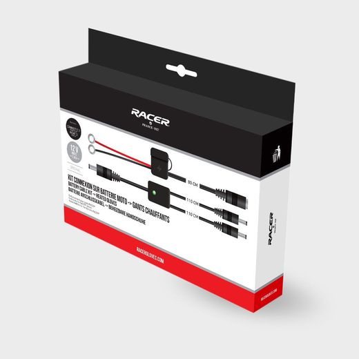 NABÍJAČKA BATEREK KIT CONNEXION BATTERIE, RACER (KÁBLE NA BATERKU)