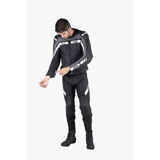SPORT LT JACKET IXS RS-500 1.0 X51053 ČIERNO-ŠEDO-BIELA 54H