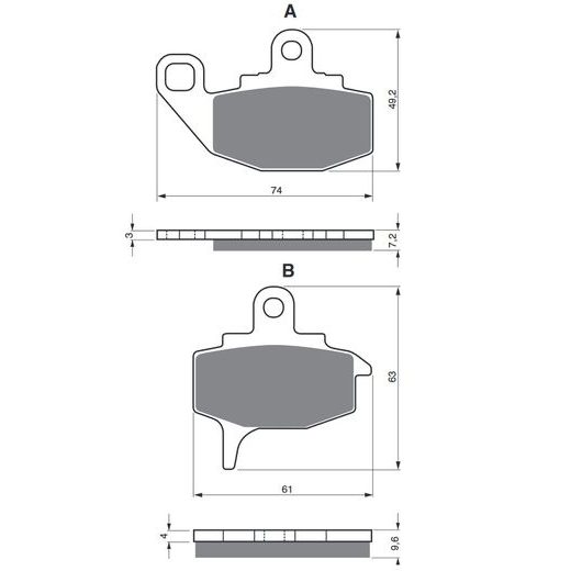 BRZDOVÉ OBLOŽENIE GOLDFREN 035 K5