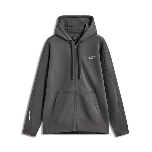 ALPINESTARS ENTITY OVERSIZED HOODIE – VOĽNOČASOVÁ MOTO MIKINA (TMAVO SIVÁ)