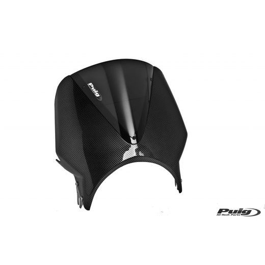 PLEXI NA MOTORKU PUIG SEMI-FAIRING 1516C KARBÓNOVÝ VZHĽAD KARBÓNOVÝ VZHĽAD