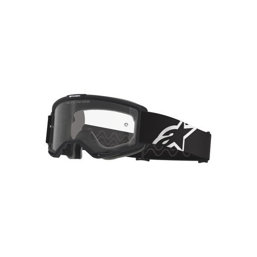 ALPINESTARS VISION OTG – MOTOKROSOVÉ OKULIARE NA MX A ENDURO (ČIERNA/BIELA, ČÍRE PLEXI) 2026