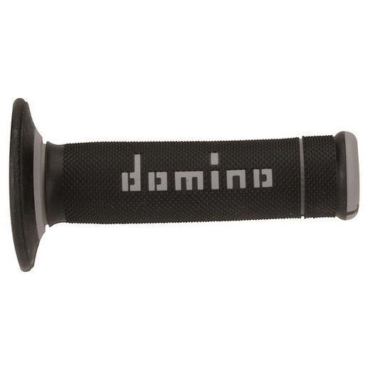 GRIPY A190 (OFFROAD) DĹŽKA 118 MM, DOMINO (ČIERNO-ŠEDÉ)