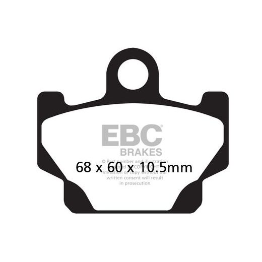 BRZDOVÉ OBLOŽENIE EBC FA081