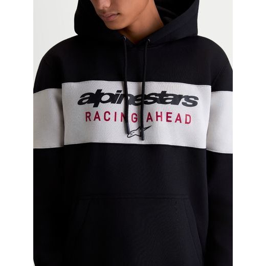 ALPINESTARS CUBIC HOODIE – VOĽNOČASOVÁ MOTO MIKINA (ČIERNA/SIVÁ)
