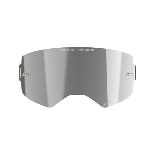 ALPINESTARS PLEXI PRE OKULIARE SUPERTECH – NÁHRADNÉ SKLO (PLEXI) NA MOTOKROSOVÉ OKULIARE (ZRKADLOVÉ STRIEBORNÉ)