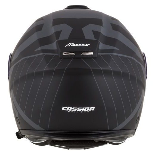 PRILBA MODULO 2.1 PROFILE VISION, CASSIDA (ČIERNA MATNÁ/ŠEDÁ/ŠEDÁ REFLEXNÉ, PLEXI S PRÍPRAVOU PRE PINLOCK) 2023