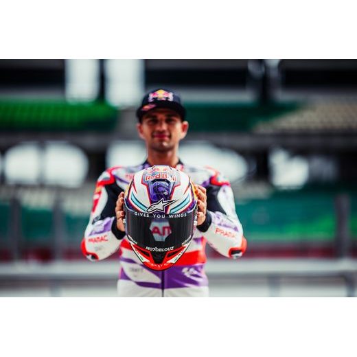 PŘILBA SUPERTECH R-10 SOLID, ALPINESTARS (BÍLÁ/MATNÝ KARBON) 2024