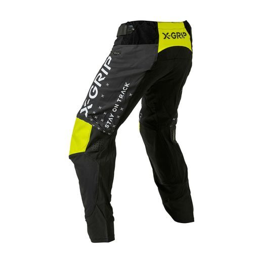 MOTOKROSOVÉ NOHAVICE X-GRIP TUNGSTEN – ŽLTÁ, S VRECKAMI