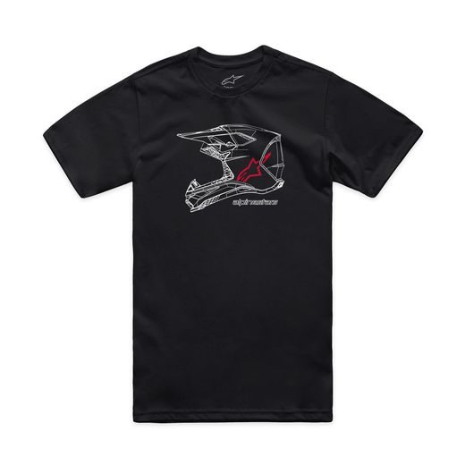 ALPINESTARS MX HELMET CSF – VOĽNOČASOVÉ MOTO TRIČKO (ČIERNA)